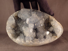 Large Madagascan Celestine Geode Egg - 134mm, 1444g