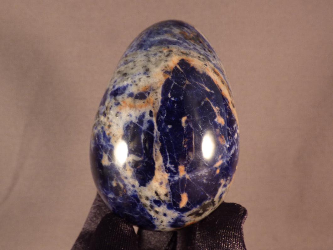 Namibian Sodalite Egg - 68mm, 221g
