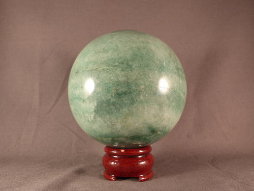 Large Green Fuchsite Sphere - 95mm, 1255g