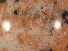 Madagascan Orange Calcite & Epidote Sphere - 72mm, 528g