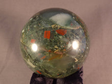 Seftonite African Bloodstone Sphere - 66mm, 400g
