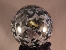 Madagascan Gabbro 'Merlinite' Sphere - 73mm, 600g