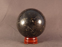 Madagascan Black Basalt Sphere - 63mm, 413g