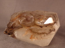 Large Akansobe Skeletal Clay Included Multi Twin Smoky Quartz Standing Crystal - 90mm, 612g