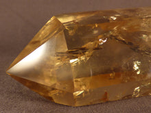 Zambian Rainbow Golden Citrine Polished Standing Crystal Point - 102mm, 237g