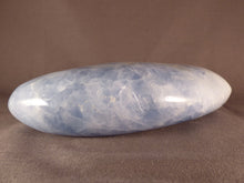 Large Blue Calcite Standing Freeform - 150mm, 978g