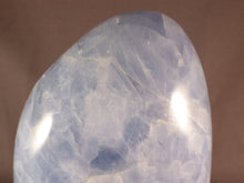 Large Blue Calcite Standing Freeform - 150mm, 978g