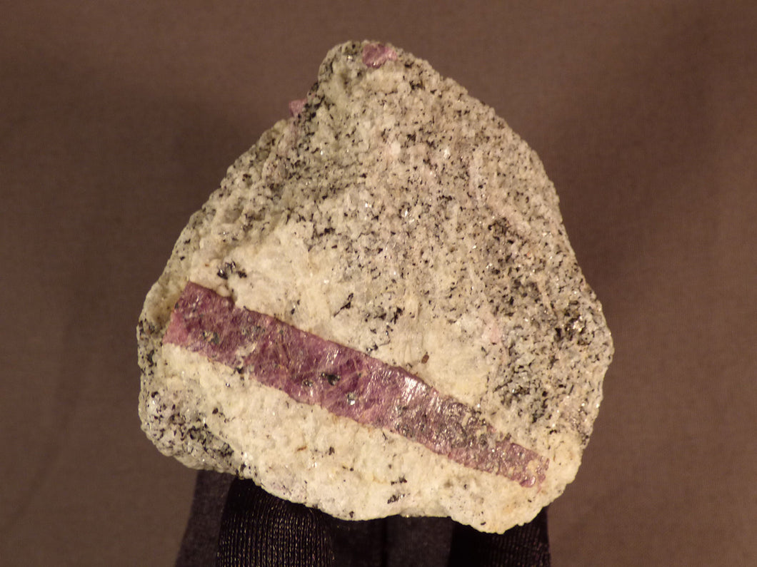 Madagascan Ruby in Quartzite Natural Specimen - 71mm, 226g