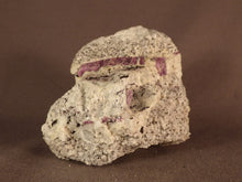 Madagascan Ruby in Quartzite Natural Specimen - 76mm, 238g