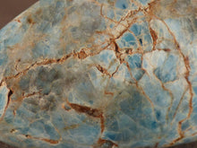 Madagascan Apatite Freeform Palm Stone - 48mm, 43g