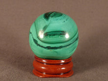 Small Congo Malachite Sphere - 35mm, 78g