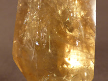 Polished Zambian Golden Rainbow Citrine Double Terminated Crystal - 64mm, 44g