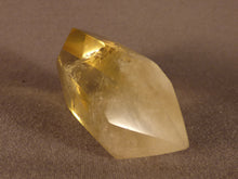 Polished Zambian Citrine Double Terminated Crystal Point - 63mm, 39g