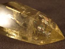 Polished Zambian Rainbow Citrine Double Terminated Crystal Point - 60mm, 35g