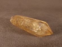Polished Zambian Rainbow Citrine Double Terminated Crystal Point - 63mm, 19g
