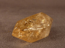 Polished Zambian Rainbow Citrine Double Terminated Crystal Point - 44mm, 18g
