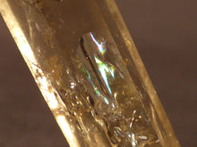 Polished Zambian Rainbow Citrine Double Terminated Crystal Point - 65mm, 12g
