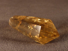 Polished Zambian Rainbow Citrine Double Terminated Crystal Point - 48mm, 13g