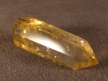 Polished Zambian Rainbow Citrine Double Terminated Crystal Point - 44mm, 7g