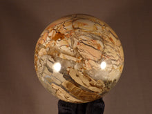 Rare Madagascan Brecciated Opalised Jasper Sphere - 95mm, 1200g