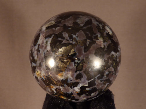 Madagascan Gabbro 'Merlinite' Sphere - 53mm, 242g