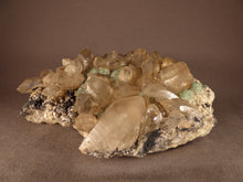 Natural Madagascan Quartz and Green Fluorite Cluster - 144mm, 1145g