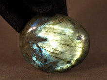Madagascan Labradorite Freeform Palm Stone - 67mm, 131g