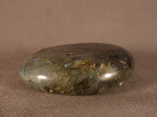 Madagascan Labradorite Freeform Palm Stone - 67mm, 131g