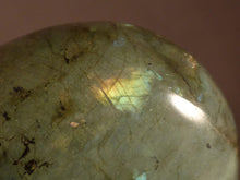 Madagascan Labradorite Freeform Palm Stone - 41mm, 58g
