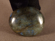 Madagascan Labradorite Freeform Palm Stone - 43mm, 56g