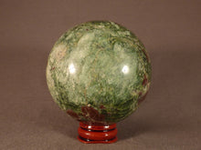 Madagascan Chrysophrase Sphere - 77mm, 496g