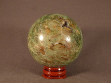 Madagascan Chrysophrase Sphere - 65mm, 312g