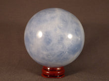 Madagascan Blue Calcite Sphere - 74mm, 575g