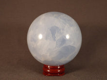 Madagascan Blue Calcite Sphere - 70mm, 475g