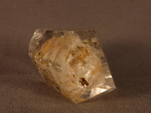 Polished Madagascan Rutilated Enhydro Quartz Angled Crystal - 56mm, 87g
