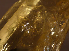 Polished Zambian Golden Rainbow Citrine Double Terminated Crystal - 74mm, 72g