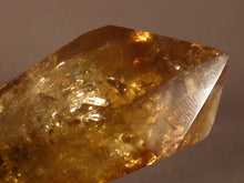 Polished Zambian Golden Rainbow Citrine Double Terminated Crystal - 79mm, 63g