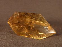 Polished Zambian Golden Rainbow Citrine Double Terminated Crystal - 62mm, 55g