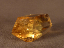 Polished Zambian Golden Rainbow Citrine Double Terminated Crystal - 62mm, 55g