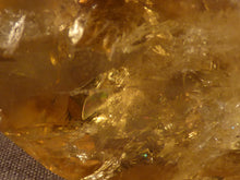 Polished Zambian Golden Rainbow Citrine Double Terminated Crystal - 60mm, 48g