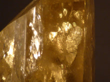 Polished Zambian Golden Rainbow Citrine Double Terminated Crystal - 60mm, 48g