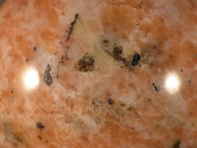 Madagascan Orange Calcite & Epidote Sphere - 48mm, 207g