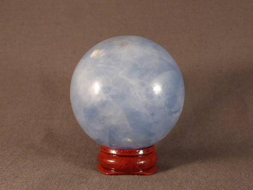 Madagascan Blue Calcite Sphere - 50mm, 235g
