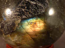 Madagascan Labradorite Sphere - 35mm, 93g