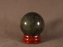 Madagascan Labradorite Sphere - 34mm, 86g