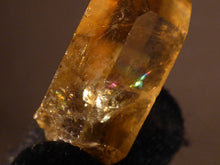 Natural Congo Golden Rainbow Citrine Crystal Point - 25mm, 5g