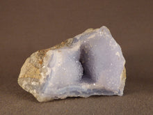 Natural Malawi Blue Lace Agate Geode - 84mm, 360g