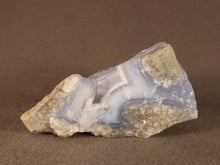 Natural Malawi Blue Lace Agate Geode - 86mm, 231g