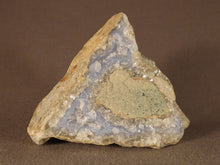 Natural Malawi Blue Lace Agate Geode - 83mm, 217g