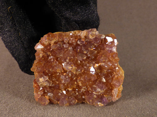 Natural Kwaggafontein Spirit Citrine Amethyst Crystal Plate - 43mm, 26g
